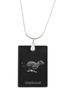 Greyhound, English Greyhound – Crystal Pendant with Dog, Silver Necklace with Photo |