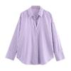Women's Shirt Long Blue Shirt Women Spring Long Sleeve Oversize Shirts Blouses Korean Style Casual Button Up Shirts