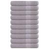 Sauna Towels FROGN 10 pcs Gray 80 x 200 cm 360 g m²