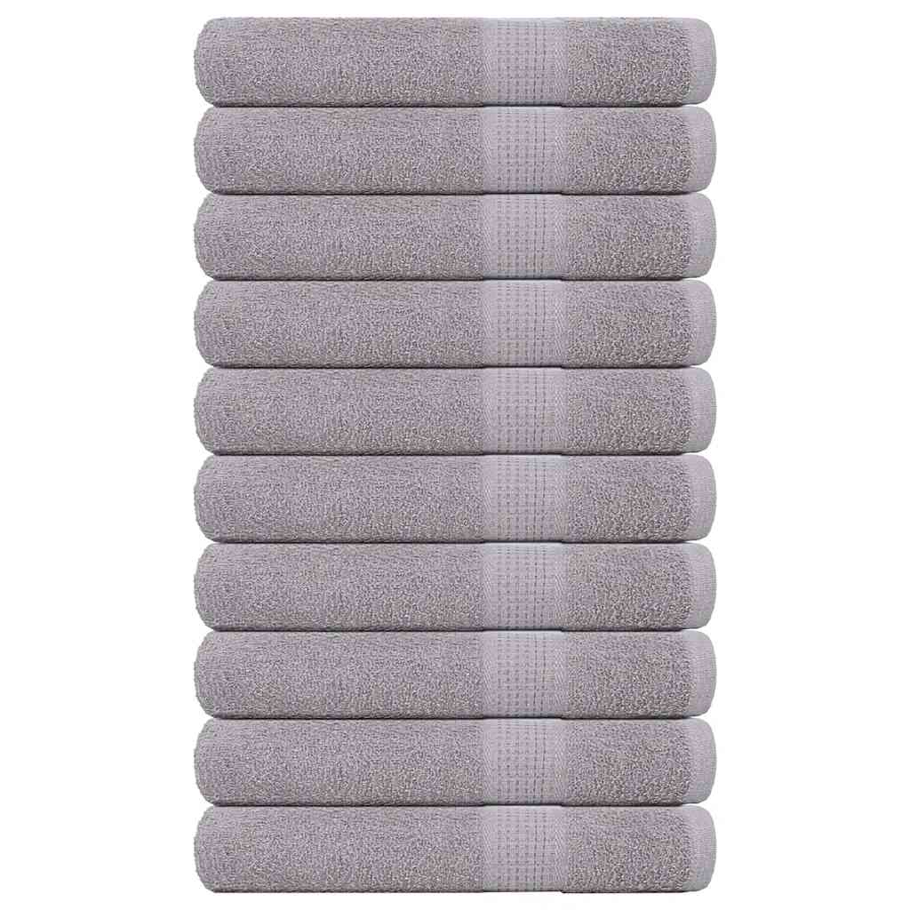 Sauna Towels FROGN 10 pcs Gray 80 x 200 cm 360 g m²