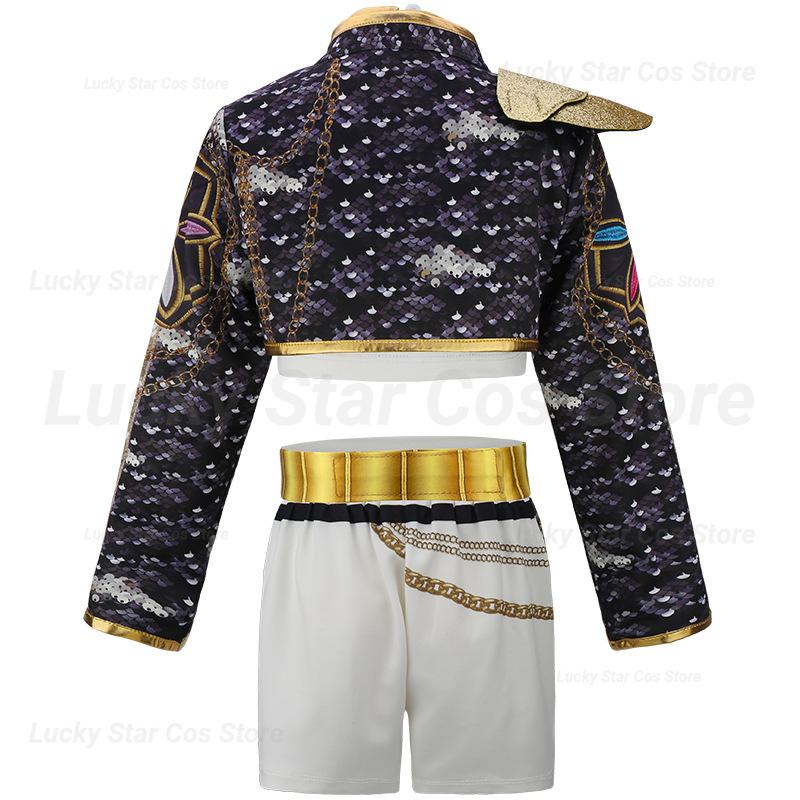 Completo da bambina costumi per performance teatrali di Halloween disfraz k pop ragazza gruppo di ragazze demoni occasione speciale abbigliamento per bambini