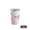Thermal Mug Stainless Steel Protable Sakura Vacuum Flask Insulated Water Cup with Lid Travel Water Iced Bottle Kitchen Tools