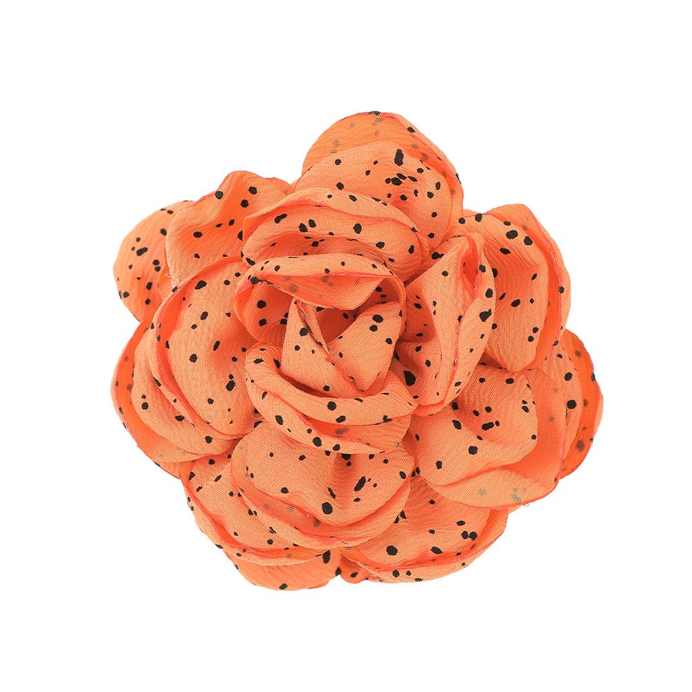 

Polka dots Fabric Flower Hair Clips Hairpin Fashion Hair Accessories Large Rose Hair Claw For Women Girl