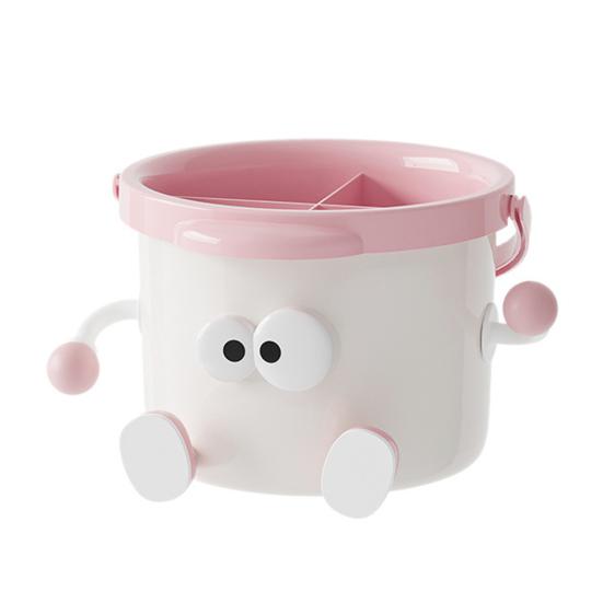 

Cute Cartoon Desktop Pen Holder Large Capacity Portable Organizer for Students Office Multi-Function Stationery Storage Box for Pens Markers Scissors