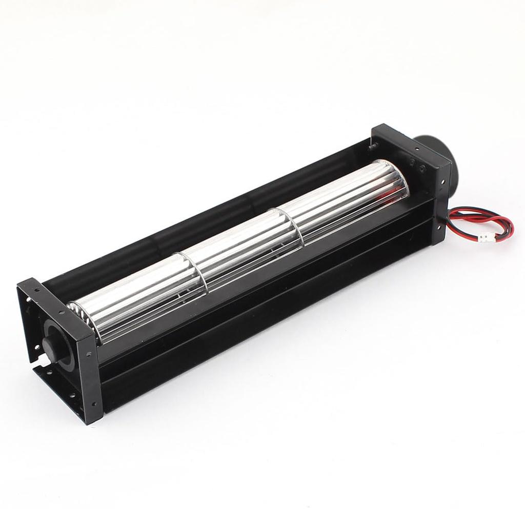 Uxcell Cool Turbo Cooling Fan, Heat Dissipator, Crossflow Fan, Amplifier Cooler, DC 12V 0.2A, 24x5x5cm