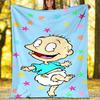 Rugrats Printed Throw Blanket—soft,warm;versatile Blanket for All Seasons—perfect As &air-conditioning Throw,nap Blanket