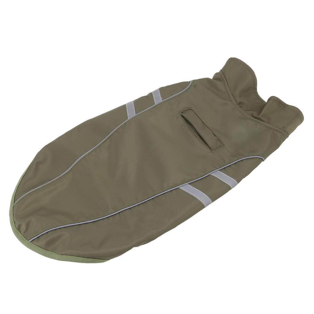 Dog Raincoat Multipurpose Adjustable Lightweight Waterproof Pet Poncho for Medium Large Dogs L