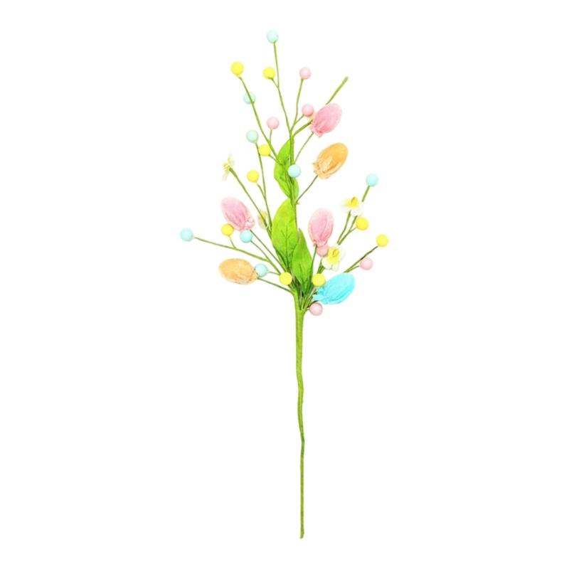 Simulated Foam Berries Easter Eggs Artificial Berries Fruit Branch for Holiday Party Decoration Vase Flower Arrangements