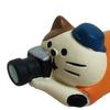 Mini Cat Model Small Garden Decor Resin Miniature Zakka Cat Figurine for Fun