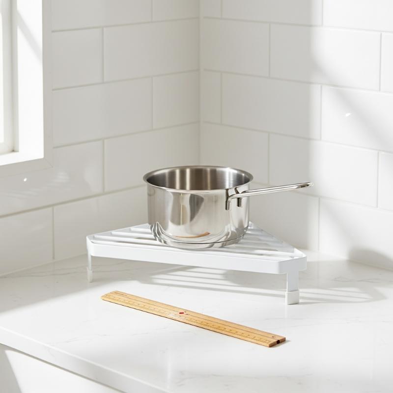 Pot Rack, Desktop Insulation, Anti Scald Storage, Pot Corner Shelf, Household Iron Triangle Bracket