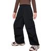 ASK JUNIOR Girls' Pants, Spring 2026 Outdoor Fashion Sports Pants, Mosquito-Repellent Trousers, Cargo Paratrooper Pants, Black, Size 160