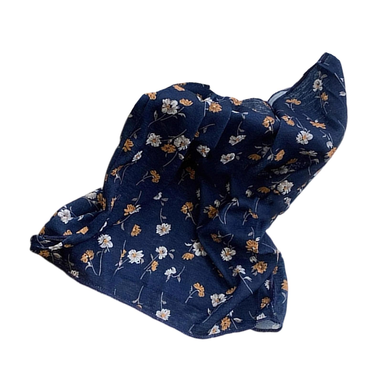 Flower Pattern Sun Protective Face Mask Full Face Neck Coverage Sun Shielding Face Cover For Summer Outdoor Wear