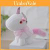 Adorable Plush Unicorn Keychain With Soft Pp Cotton Filling In Various Colors