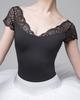 ProDance Black Simple and Stylish Ballet Leotard PLHA020N Half-Cup (S)