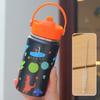 12Oz Kids Water Bottle Cartoon Animal Children'S Cup With Straw Stainless Steel Vacuum Flacks Thermos Bottle Thermal Mug Cups