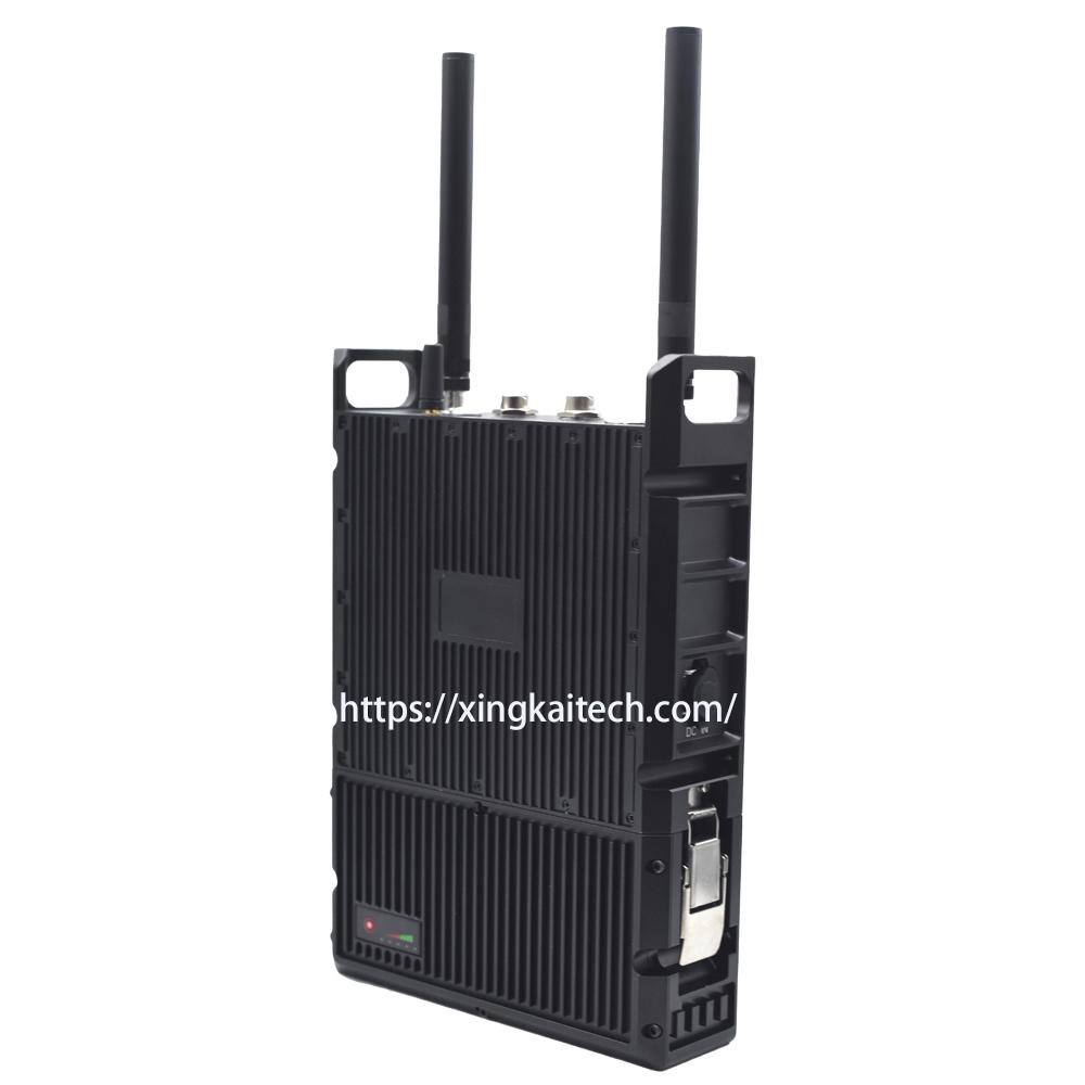 SDR Backpack Mesh Radio UAV Emergency Communication System Cofdm Fhss Hopping Frequency Mesh Network
