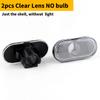 2xSide Marker Turn Signal Light Housing Shell For Renault Clio Trafic Kangoo Twigo Dacia Logan Duster Nissan Interstar Primastar