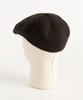 Waildeubeuligseu Melton Wool Hunting Cap (Dark Brown)