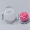 Tulip Rose Silicone Mold for DIY Candle, Plaster, and Cake Decoration