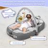 Tragbares, bionisches Anti-Schreck-Babybett mit abnehmbarem, berührbarem Spielzeug