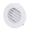 100mm Round Vent Cover 4 Inch ABS Exhaust Vent Oblique Louver Grille Cover for Bathroom Office