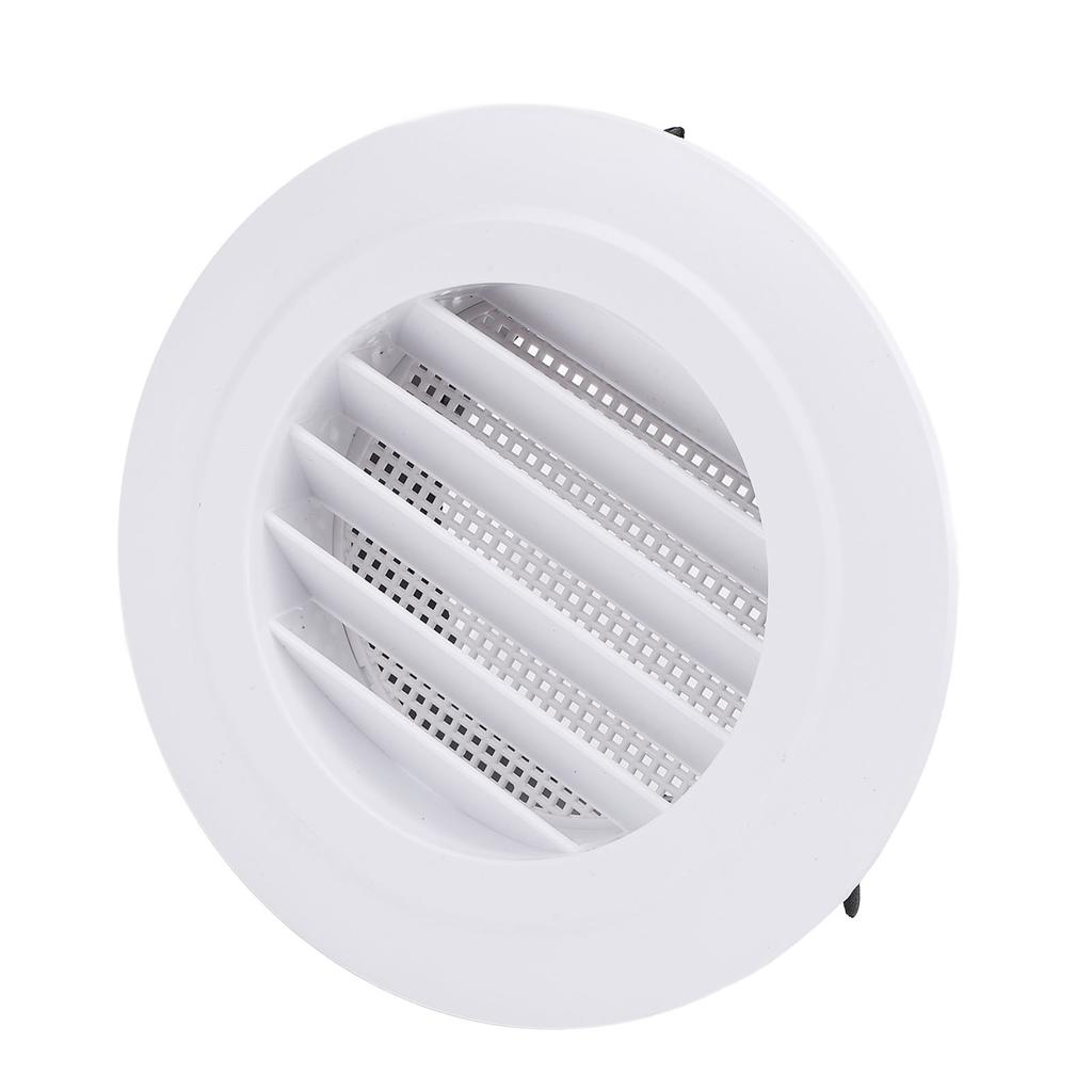 100mm Round Vent Cover 4 Inch ABS Exhaust Vent Oblique Louver Grille Cover for Bathroom Office