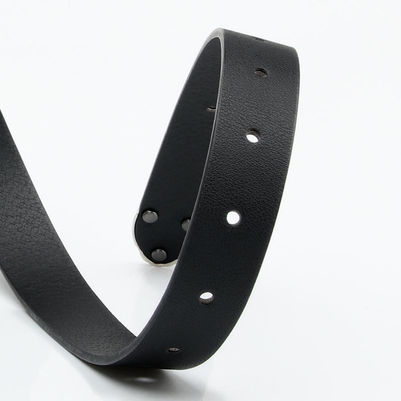 New Retro Carved Pattern Crown Alloy Buckle Belt for Women European and American Sweater Jeans Decorative Belt