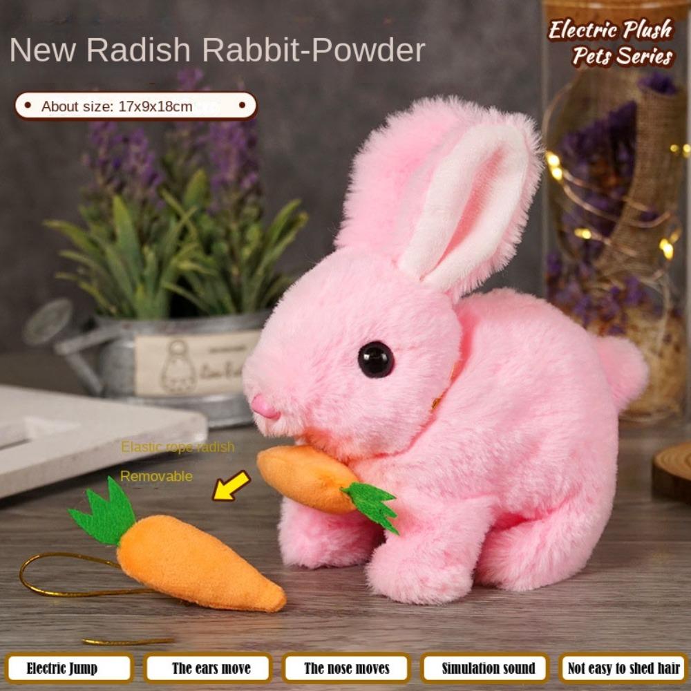Easter Rabbit My Realistic Bunny Toy Lifelike Vitality Bliss Bunny Cute Plush Bunny Doll  Children
