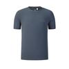 FILA Fitness Simple Sports Training Comfortable Versatile Breathable Knitted Short Sleeve T-Shirt Men tops Graphite-Gray A11M621109FDY