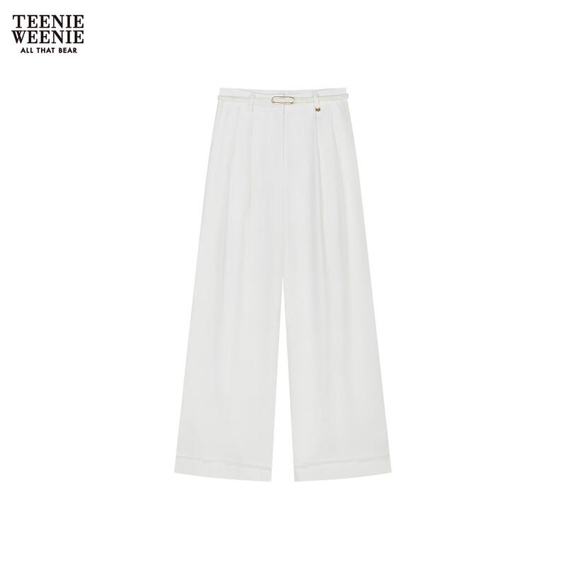 Teenie Weenie Women s 2026 Summer High-Waist Wide-Leg Pants L