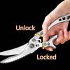 Multipurpose Strong Scissors High Stainless Steel Chicken Scissors Ultra Sharp Scissors Fish Chicken Bone Scissors Kitchen Tools