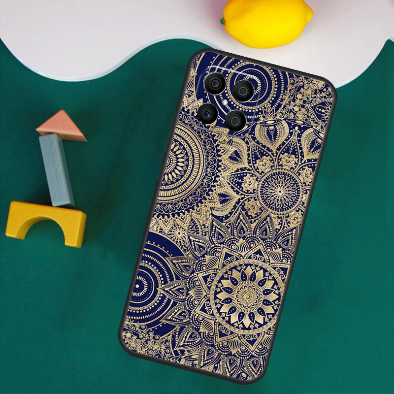 Mandala Flower Case For Honor Magic 7 5 6 Lite Honor 200 Pro 50 70 90 Lite X9a X8a X8 X9 X8b X9c X9b Cover