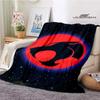 Coperta con stampa cartone animato Thundercats Coperta calda per bambini Coperta con flangia t Coperta da viaggio per la casa fodere per letto Regalo di compleanno