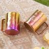 Outdoor Camping Pure Titanium Coffee Mug,With lid Double-layer Multicolored Handle Breakfast Mule Beer 350 ml Juice Cup,Tumbler