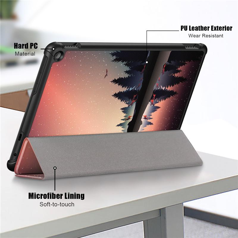 Tablet-Hülle für Fire HD 10 Hülle 2023, 10,1 Zoll, dreifach klappbarer Ständer, magnetische Smart-Folio-Abdeckung für Fire HD 10 2023 Tablet-Hülle