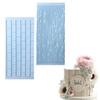 2Pcs/Set Texture Silicone Cake Mold Tree Bark & Brick Wall Mat Fondant Decorating Tools Supplies