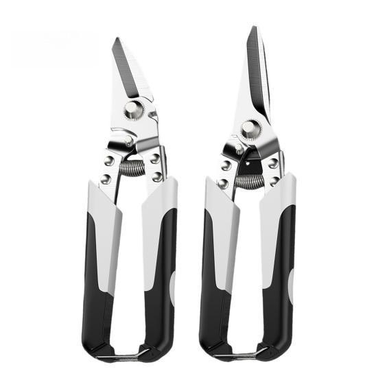 Industrial Grade High Carbon Steel Scissors with Ergonomic Handle for Multi-Purpose Cutting