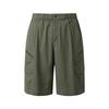 Uni Soft Peak Logo Loose Waterproof Casual Shorts Unisex Shorts Army-Green C28168