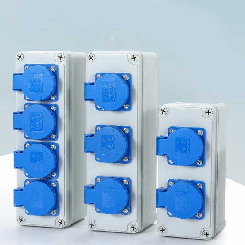 Industrial Wiring Connector Power Outlet Industry Safety Outlet Waterproof Dustproof Power Connector Socket Enduring