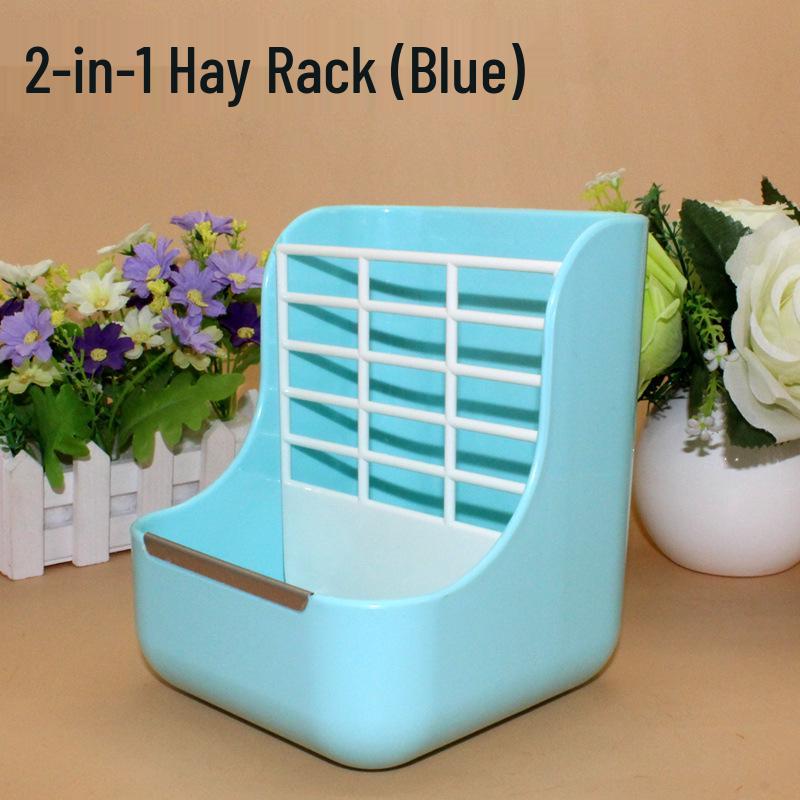 60 pcs Rabbit Feeding Bowl & Grass Rack Dual-use Set, Free Shipping