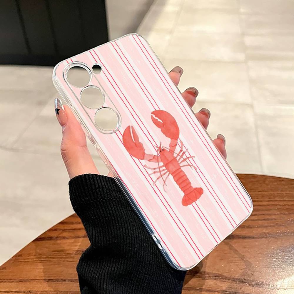 Marine Life, Crabs, Lobsters  Phone Case For SamsungA10,12,20,21S,30,31,40,50,51,52,70,71 Transparent Cover
