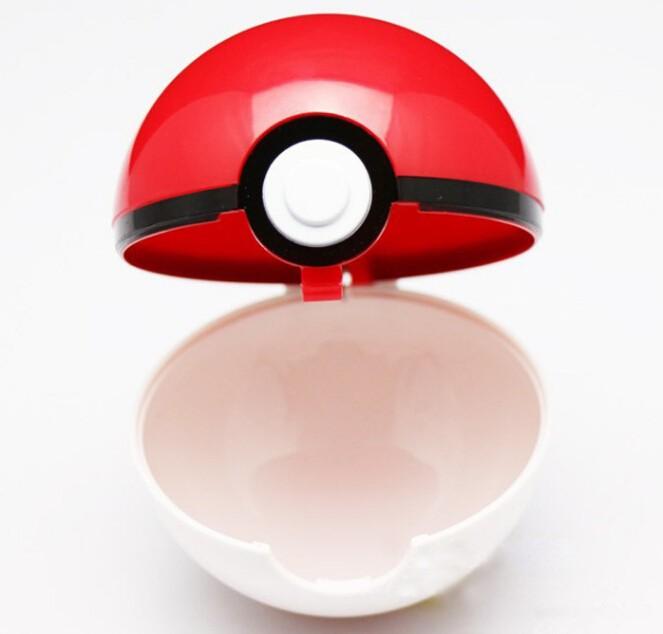 1Pc Pokeball + 1pc Free Random  Figures Inside 1:1 Anime Action & Toy Figures Christmas Gift for Children