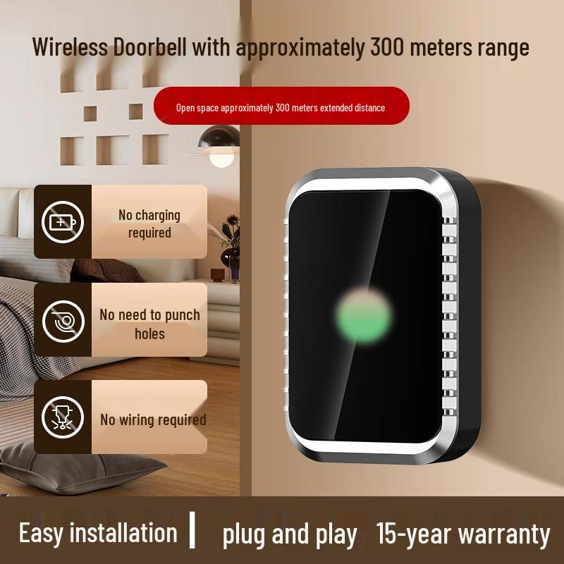 2024 Smart Wireless Doorbell with Ultra-Long Range and Outdoor Monitoring