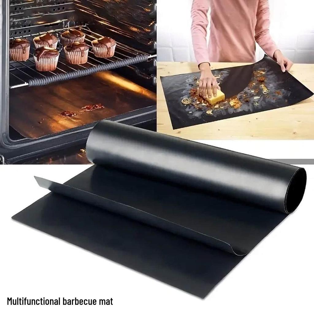 High-Temperature Teflon BBQ & Baking Mat - Reusable and Durable for Outdoor Grilling