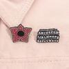 Sci-Fi Horror American TV Series Enamel Pin Red Cannibal Flowers Christmas Lights Mug Brooches Lapel Badge Jewelry Gifts