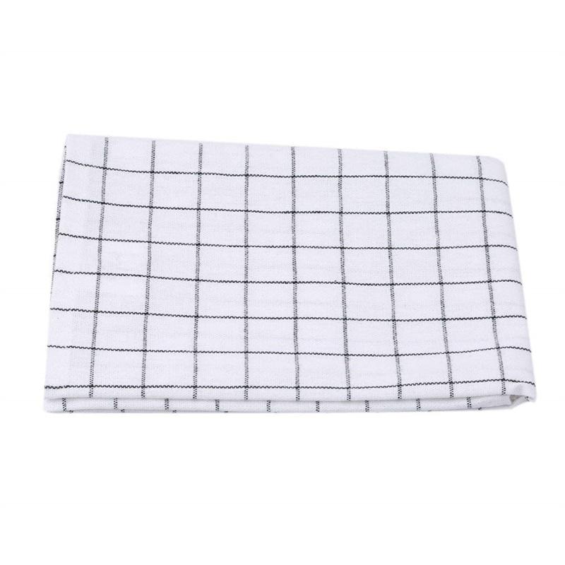 Kitchen Super Absorbent Rags Cleaning Cloth Cotton Blend Lint-free Easy Wash Practical Soft Dish Towels Rectangle Large Wipe