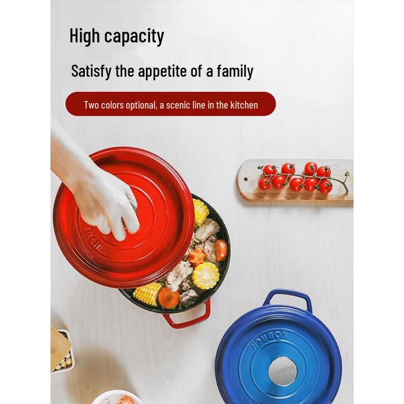 Kambach 22cm Vibrant Enamel Cast Iron Stockpot