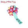 Pet Sniffing Bubble Toy With Rubber Ball Puzzle For Dogs Fun And Enrichment