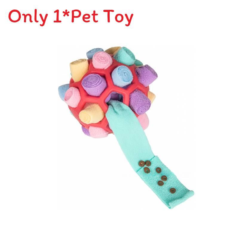 Pet Sniffing Bubble Toy With Rubber Ball Puzzle For Dogs Fun And Enrichment