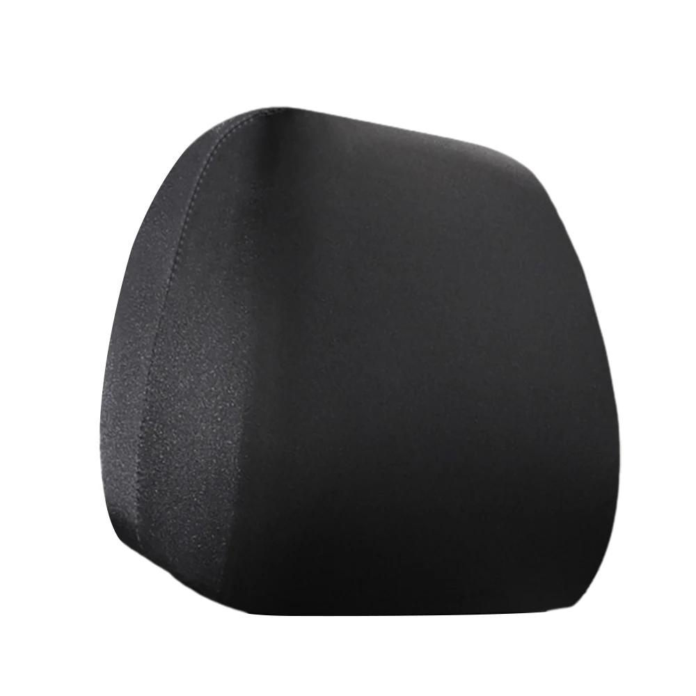 Universal Car Seat Headrest Pillowcase Elastic Neck Pillow Cover Dustproof Car Interior Accessories Pillow Neck Rest Cushion
